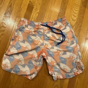 Extremely worn and ripped VILEBREQUIN Regatta Men’s Bathing suit XL Long